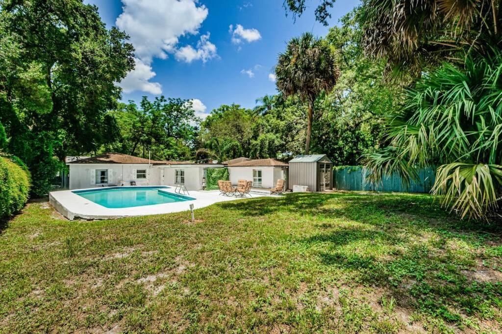 Beautiful Pool House In Old Seminole Heights! Villa Tampa Exteriör bild